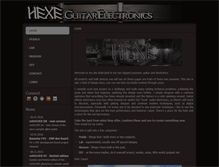 Tablet Screenshot of hexeguitar.com